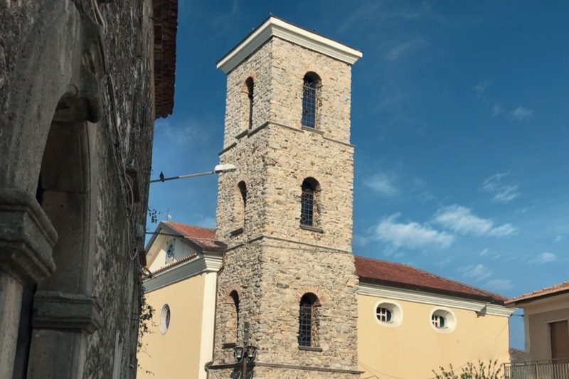 Foria di Centola, Chiesa e campanile della Madonna delle Grazie