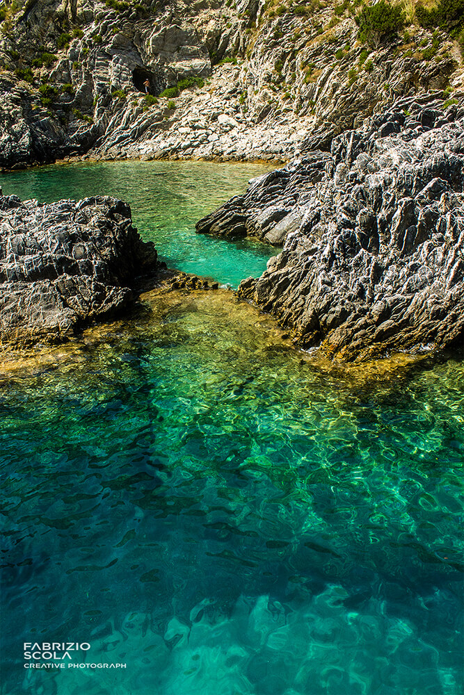 Scogliera Ascea Marina cilento