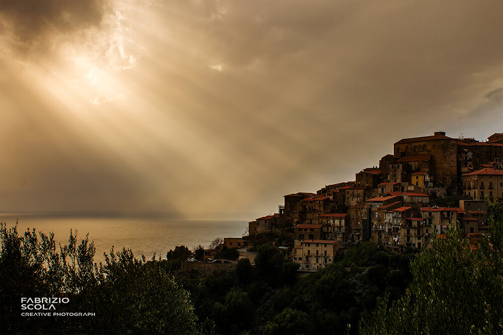 Vista Pisciotta Paese Cilento